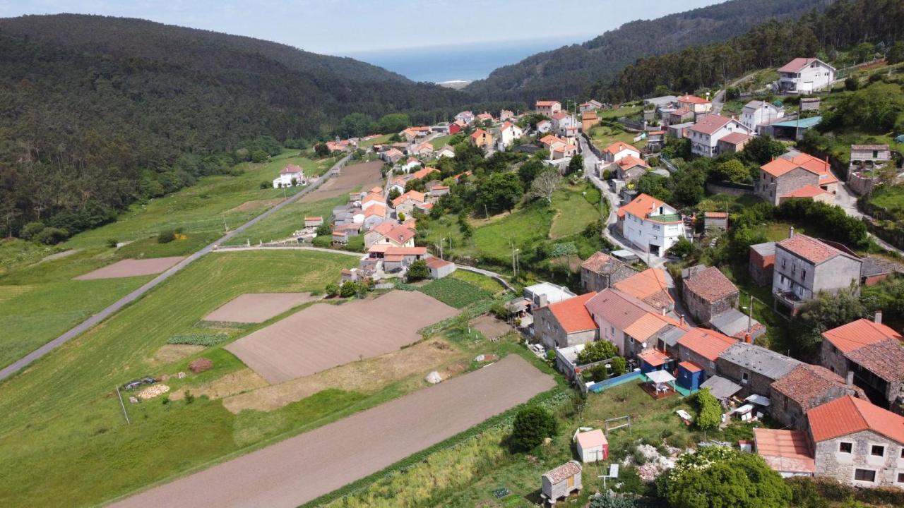 Casa Do Cucharro En Playa De Soesto, Laxe Villa Kültér fotó